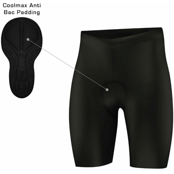 Deckra Mens Cycling Shorts MTB Mountain Biking Bike Padded Liner Shorts - Picture 4 of 5